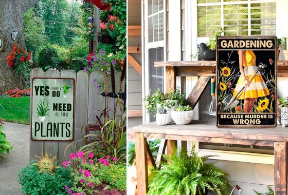 Garden signs to get you in the mood for spring (and entertain your neighbors)