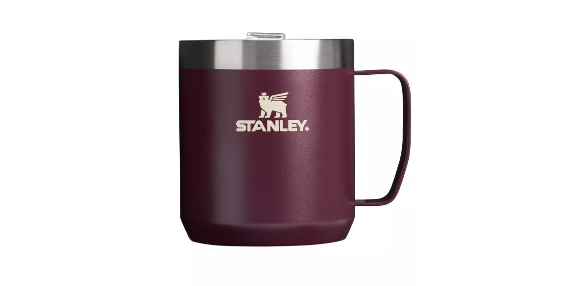 Stanley 12 oz Stainless Steel Classic Legendary Mug - Hearth &amp; Hand with Magnolia Cabernet Red