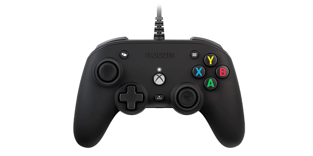 Black RIG Nacon Pro Compact Controller on white background