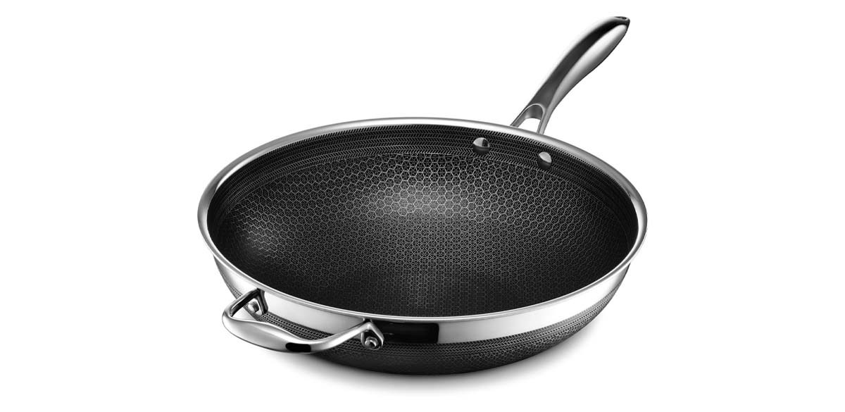 HexClad Hybrid Nonstick 12-Inch Wok HexClad Hybrid Nonstick 12-Inch Wok