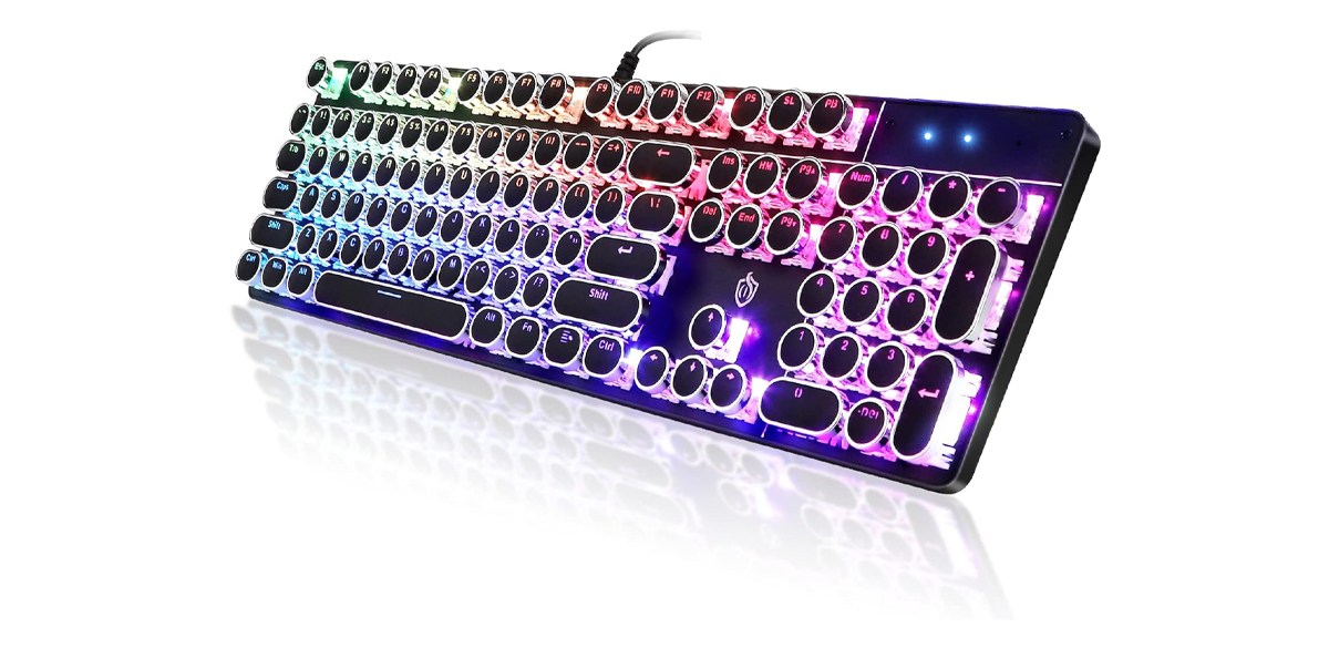 Typewriter Style Mechanical Gaming Keyboard