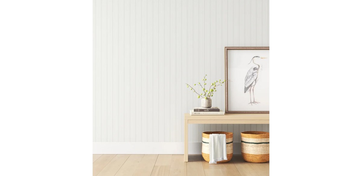 Laurel Foundry Modern Farmhouse Dartford Peel &amp; Stick Striped Roll