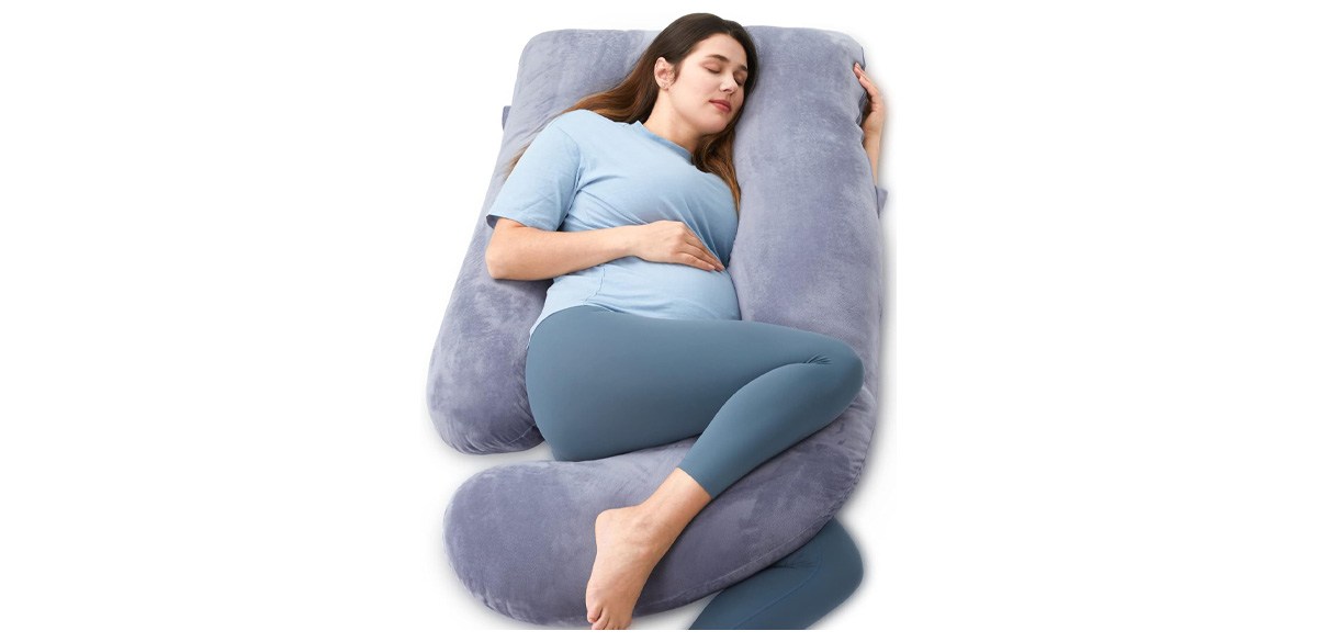Momcozy Pregnancy Pillows for Sleeping  Momcozy Pregnancy Pillows for Sleeping