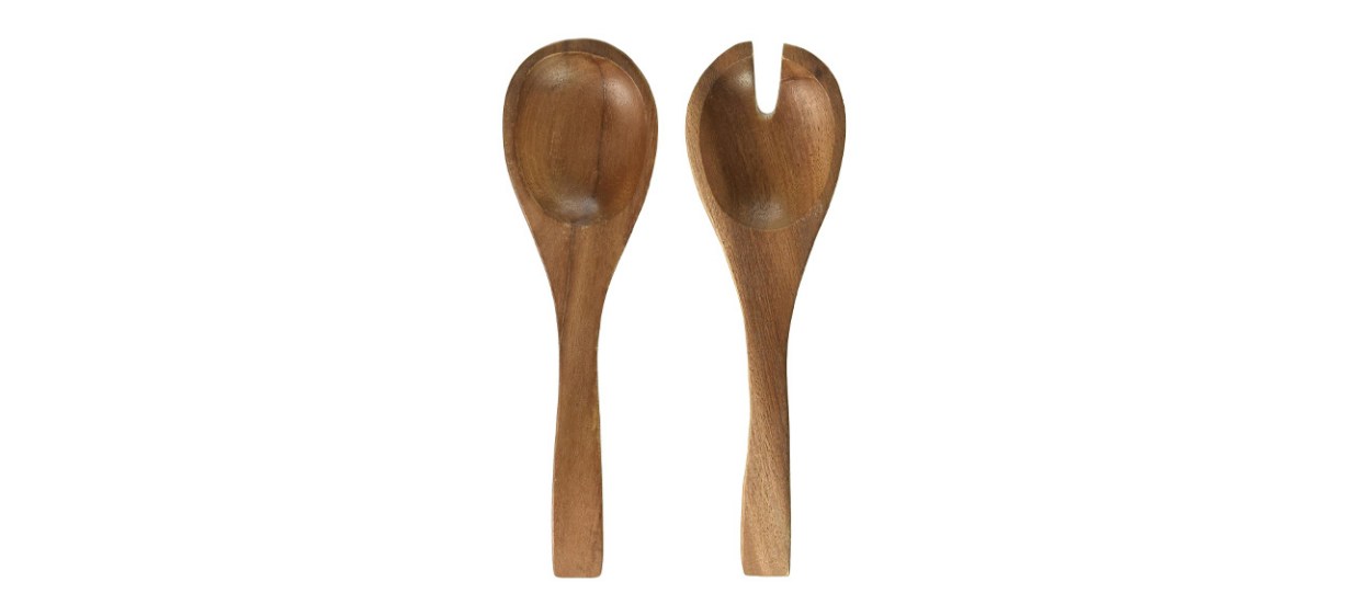 Best Noritake Kona Wood Salad Servers