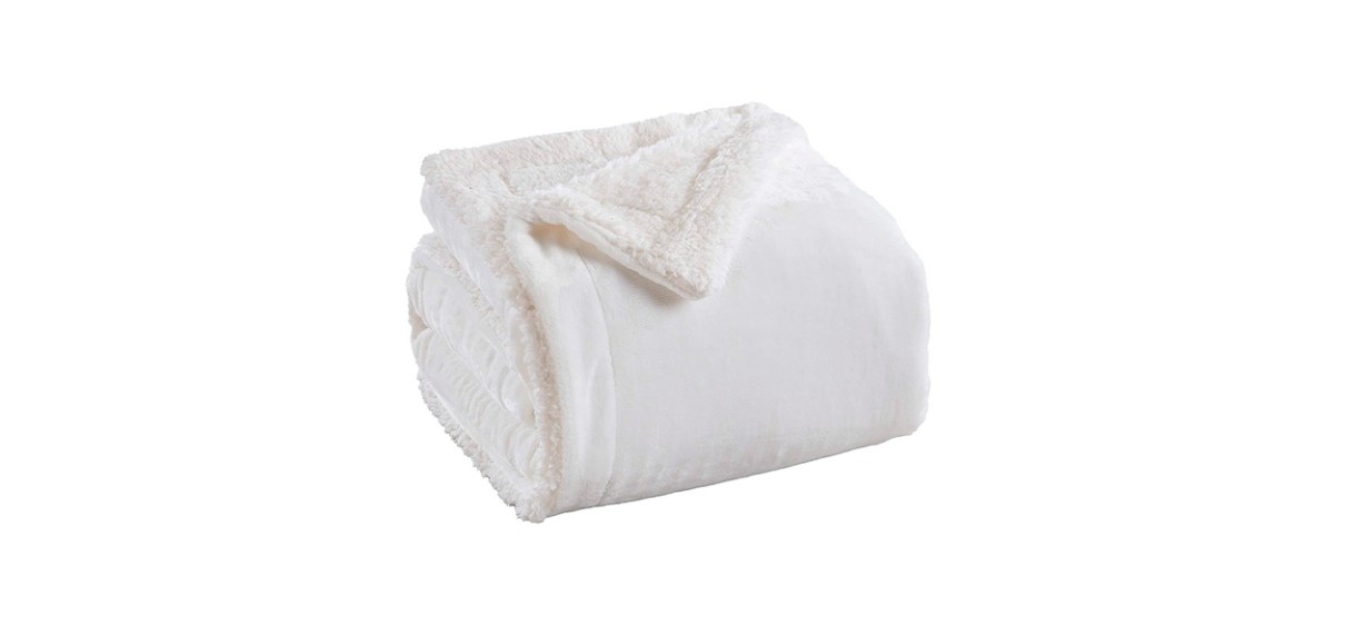 Best Great Bay Home Store Sherpa Fleece Blanket
