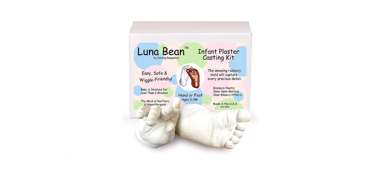 Best Luna Bean Baby Keepsake Hand Casting Kit Best Luna Bean Baby Keepsake Hand Casting Kit