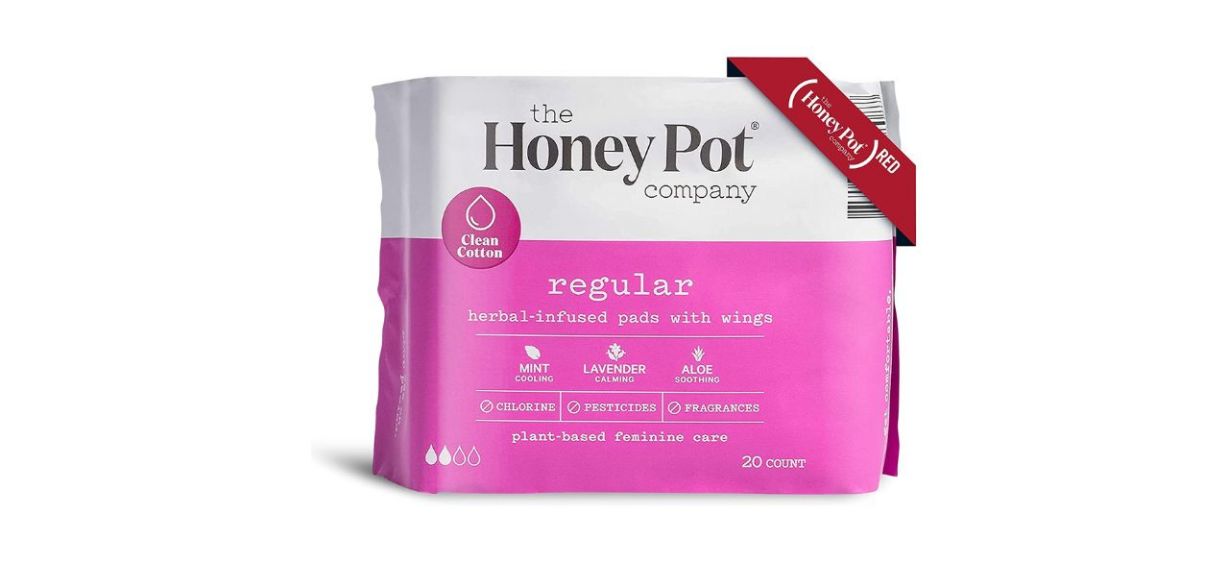 Best The Honey Pot Clean Cotton Regular Absorbency Pads