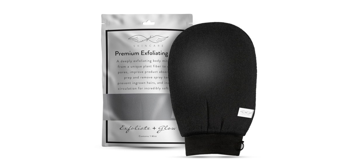 Seraphic Skincare Korean Exfoliating Mitts on white background