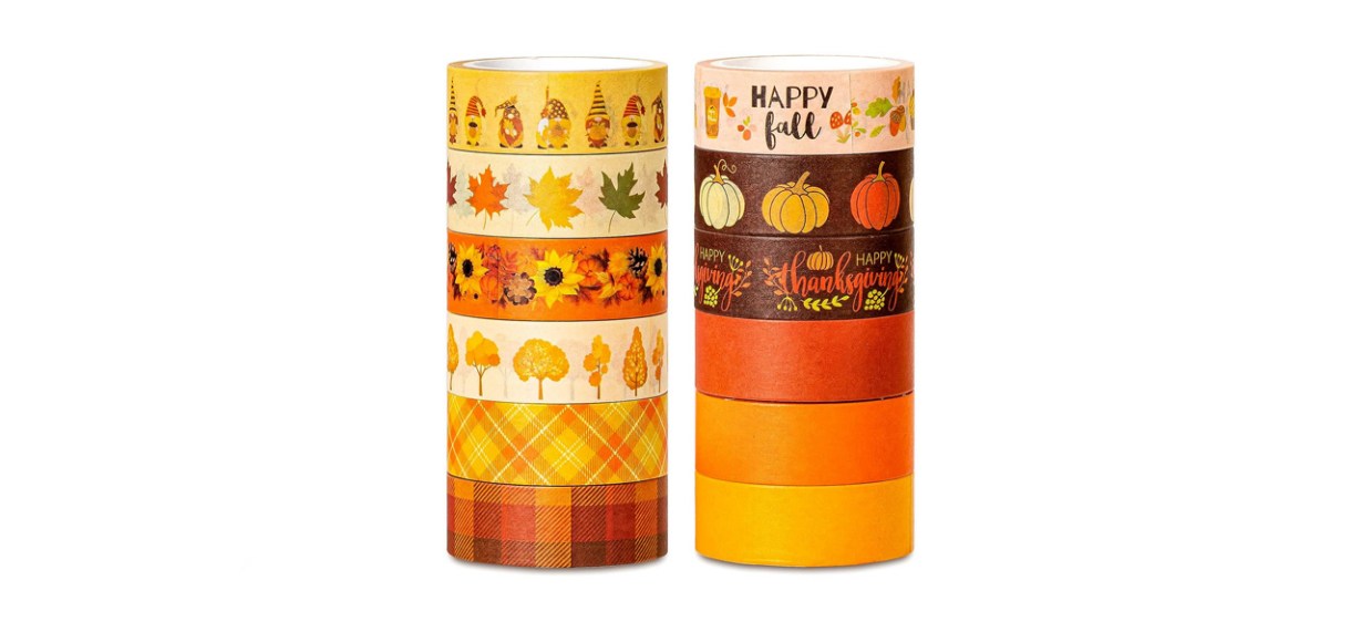 Whaline 12 Rolls Fall Washi Tape