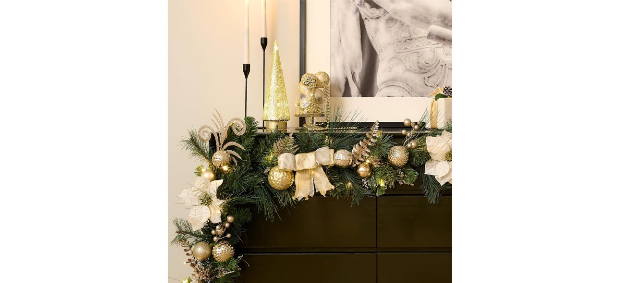 Best Valery Madelyn Pre-Lit Christmas Garland Best Valery Madelyn Pre-Lit Christmas Garland