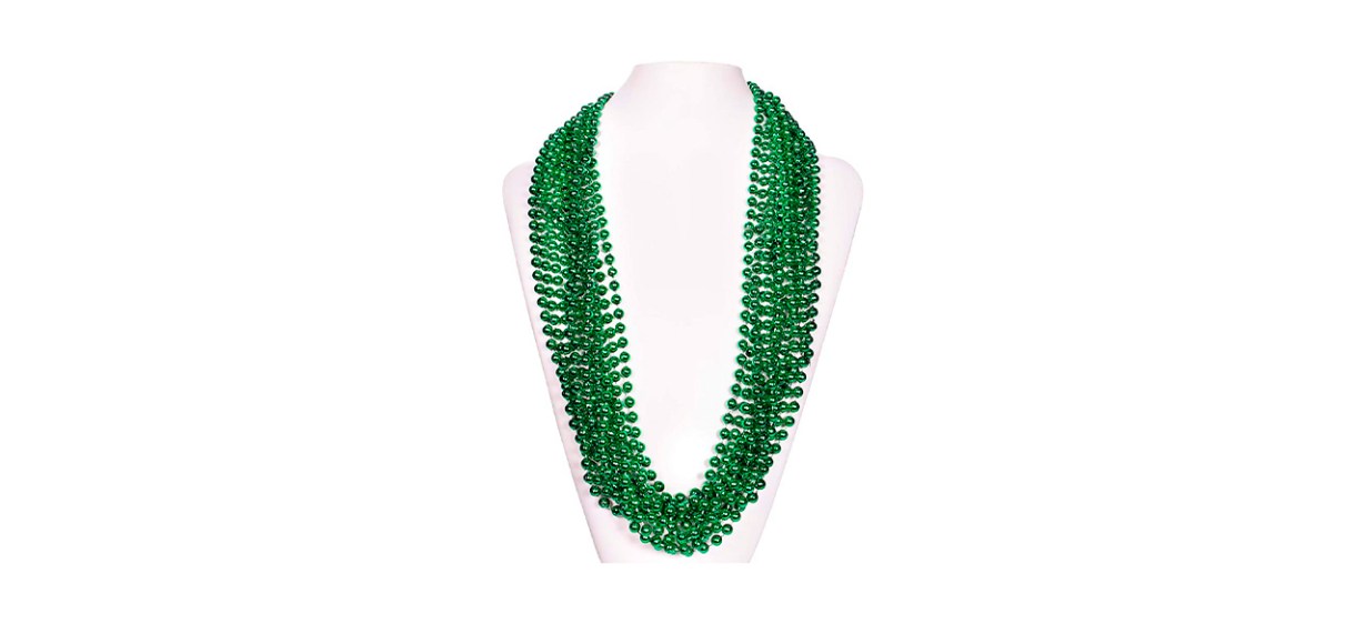 Best Windy City Novelties Green Beaded Necklaces