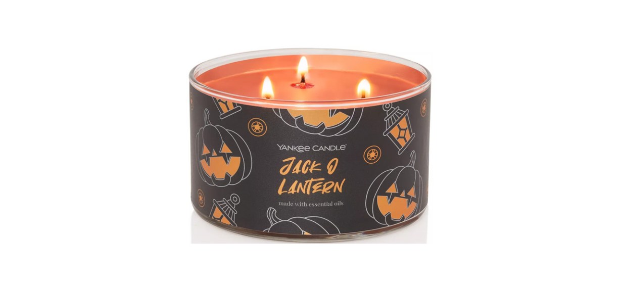 Best Yankee Candle Halloween Jack O Lantern 3 Wick Novelty Candle Best Yankee Candle Halloween Jack O Lantern 3 Wick Novelty Candle