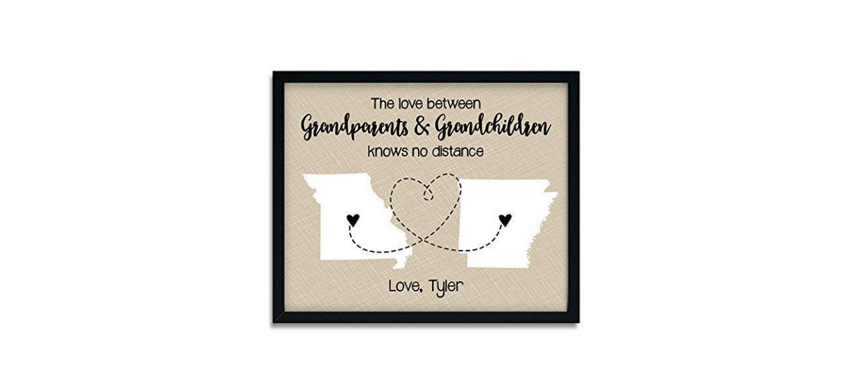 Canary Road Grandparent Two State Print Canary Road Grandparent Two State Print
