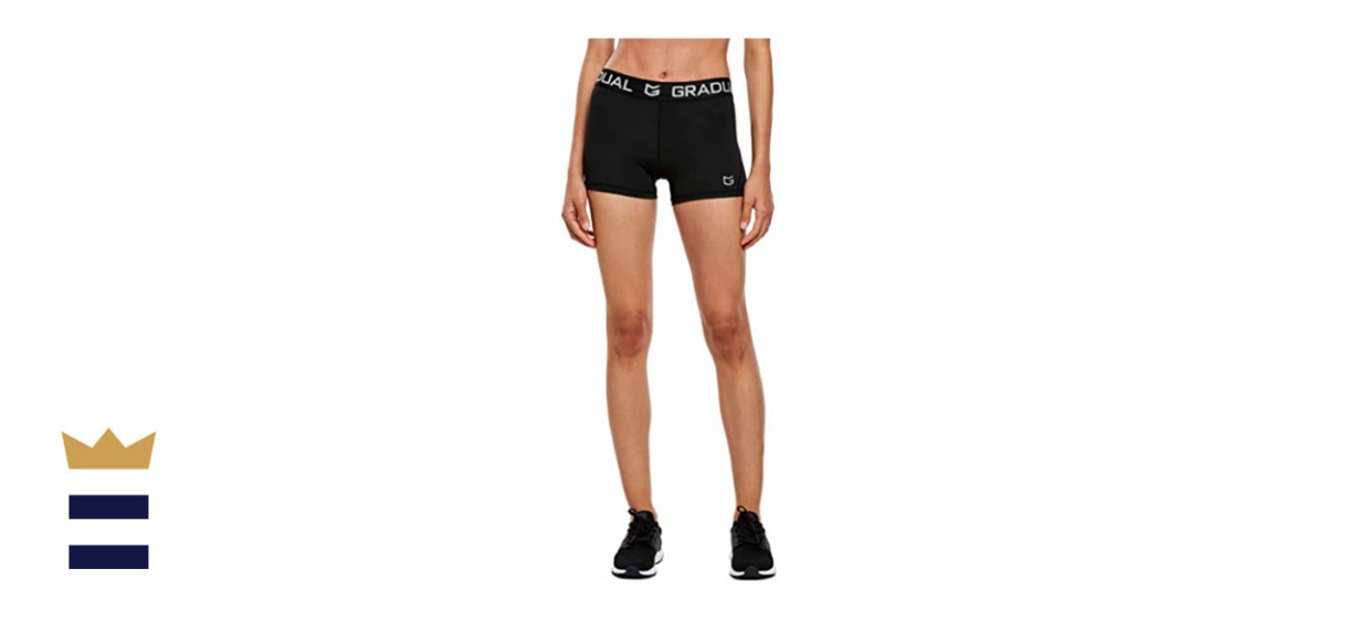 G Gradual Women’s Spandex Compression Volleyball Shorts