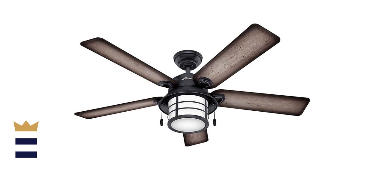 Hunter Key Biscayne Indoor/Outdoor Ceiling Fan with LED Light