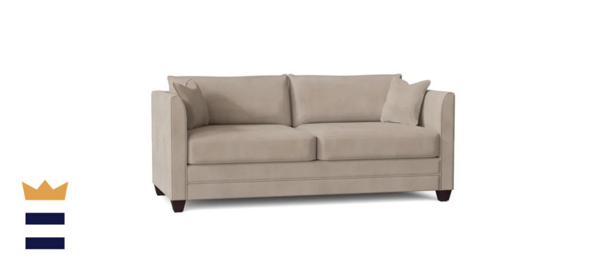 Lark Manor Lourenco 77-Inch Square Arm Sofa Bed