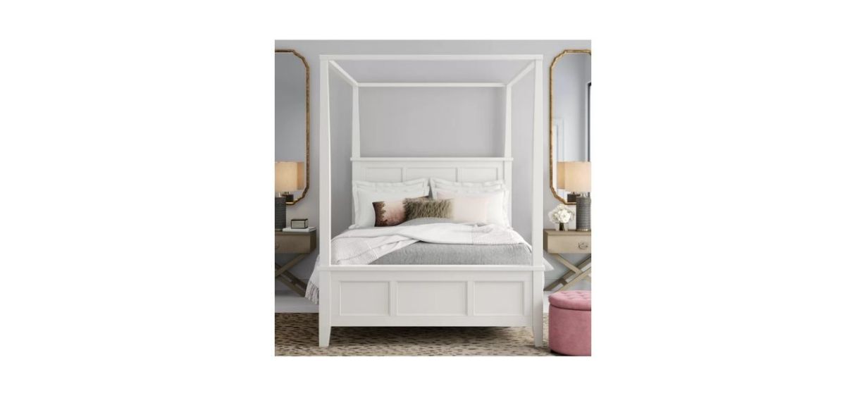 Lark Manor Stesha Queen Low Profile Canopy Bed