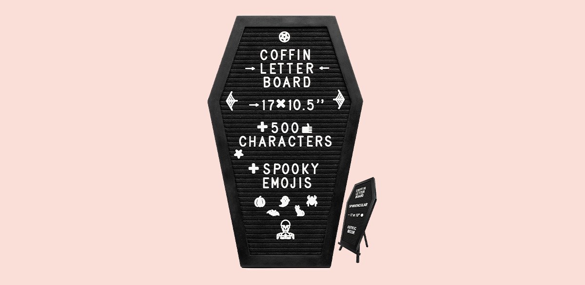 Best Nomnu Coffin Letter Board Best Nomnu Coffin Letter Board