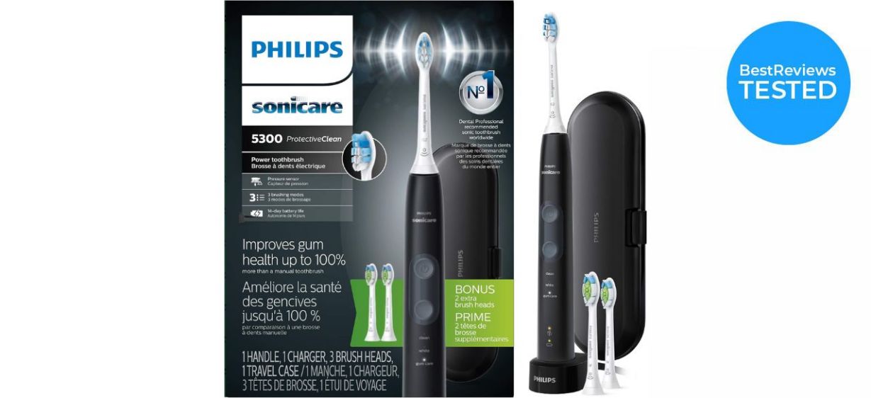 Philips Sonicare ProtectiveClean 5300 Rechargeable Electric Toothbrush Philips Sonicare ProtectiveClean 5300 Rechargeable Electric Toothbrush