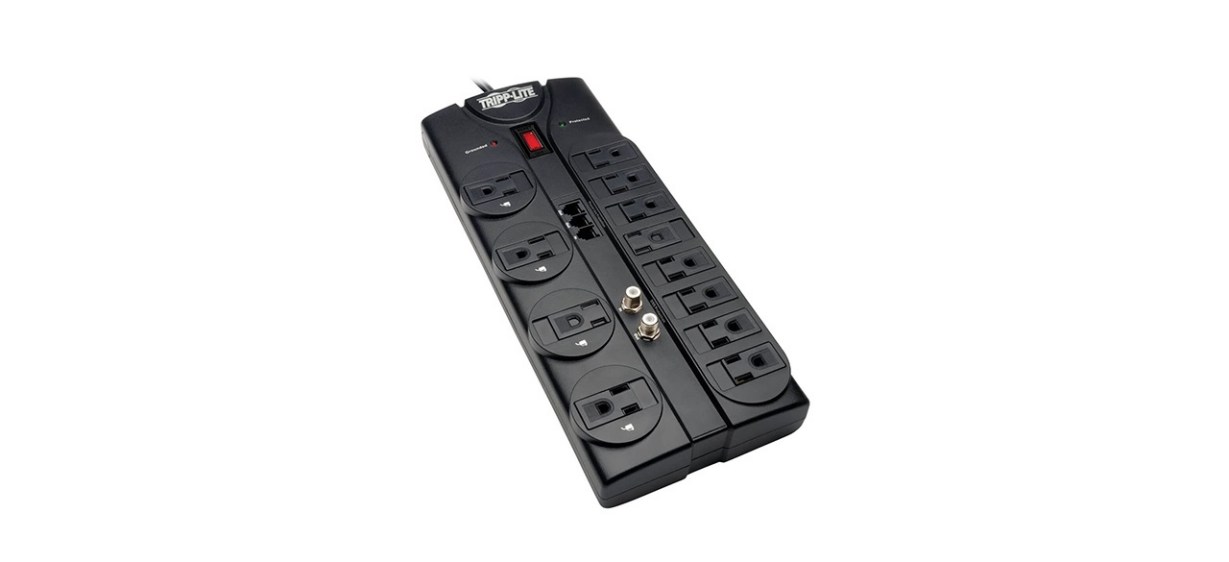 Tripp Lite TLP1208TELTV 12 Outlet Surge Protector Power Strip