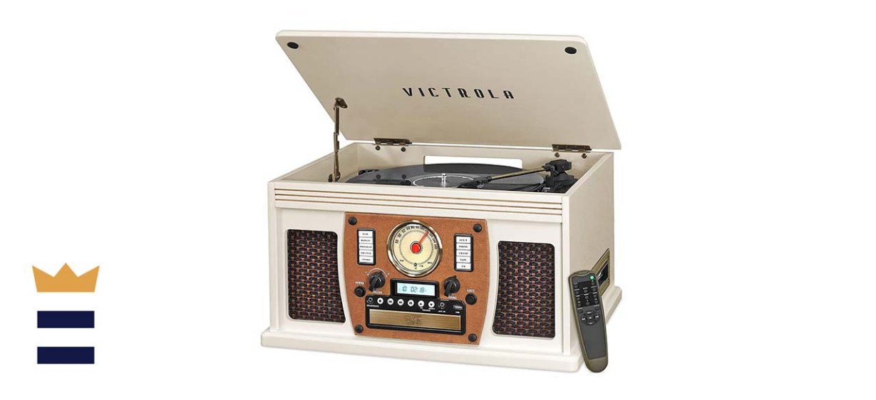 Victrola 8-in-1 Bluetooth Record Player With Built-in Stereo Speakers
