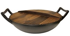 Kasian House Cast Iron 12" Stir-Fry Wok