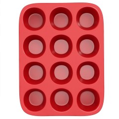 Chef Buddy 12-Cup Silicone Muffin Pan