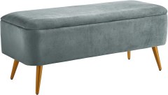 Ball & Cast Upholstered Velvet Storage Bench