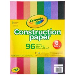Crayola Construction Paper (8 Classic Colors)