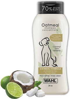 WAHL Dry Skin & Itch Relief Pet Shampoo for Dogs – Oatmeal Formula