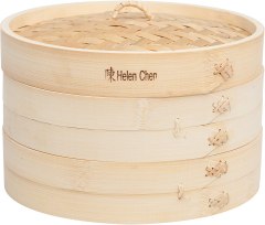 Helen's Asian Bamboo Steamer, 10-Inch