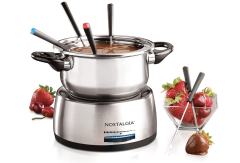 Nostalgia 6-Cup Stainless Steel Electric Fondue Pot