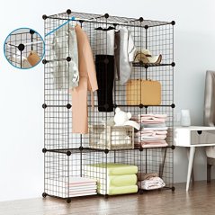 Tespo Wire Cube Storage with 12 Individual Units