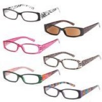 GAMMA RAY OPTICS 6 Pairs Ladies' w/Sunglasses