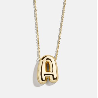 BaubleBar Kids&#039; Bubble Initial Necklace
