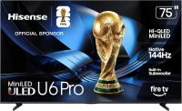 Hisense U6 Pro Series Mini‑LED ULED 4K UHD HDR Smart Fire TV