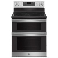 GE Appliances 30" 6.6 cu. ft. Freestanding Electric Range with 5 Elements and Convection Oven