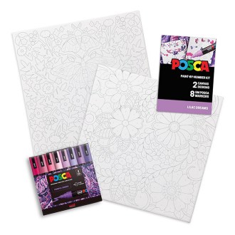 POSCA  Canvas Paint by Number Kit