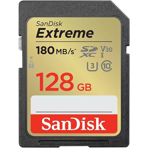 SanDisk 128GB Extreme SDXC UHS-I Memory Card