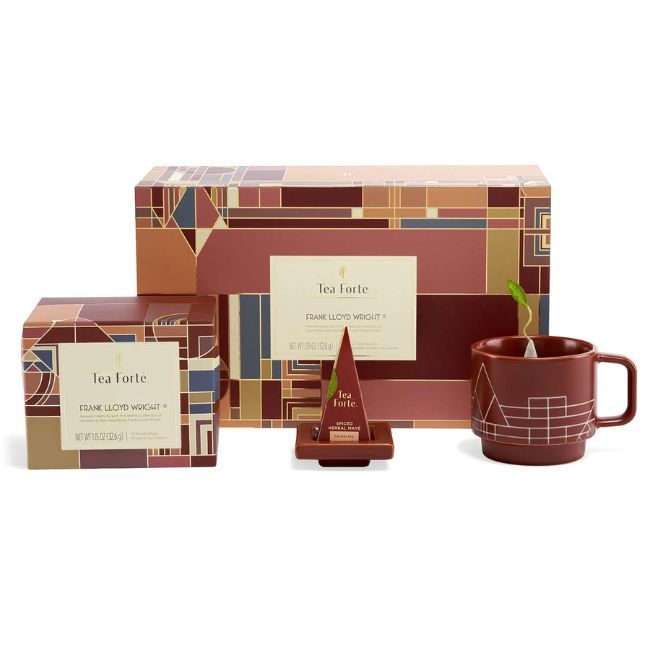 Tea Forte Frank Lloyd Wright 3-Piece Tea Gift Set 