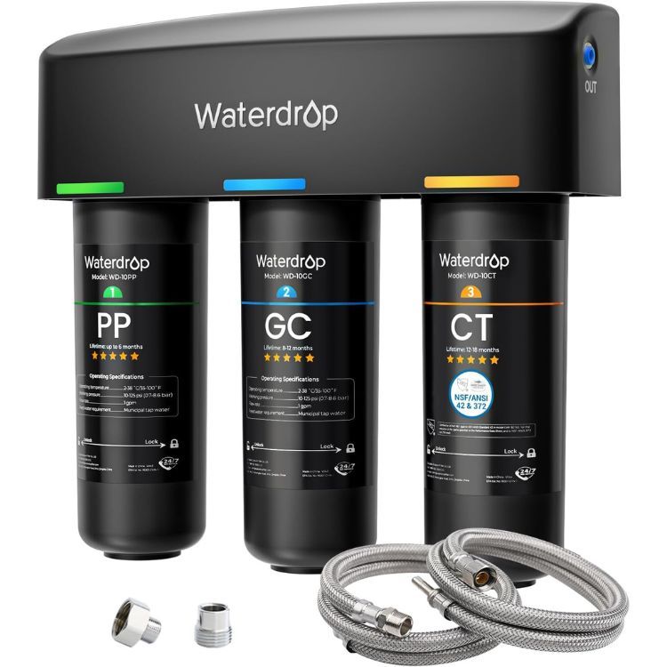 Waterdrop TSA 8 Layer Under Sink Water Filter System