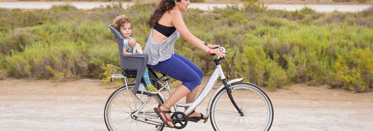 womens bike with child carrier