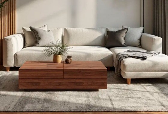 Furniture with hidden storage to maximize every space