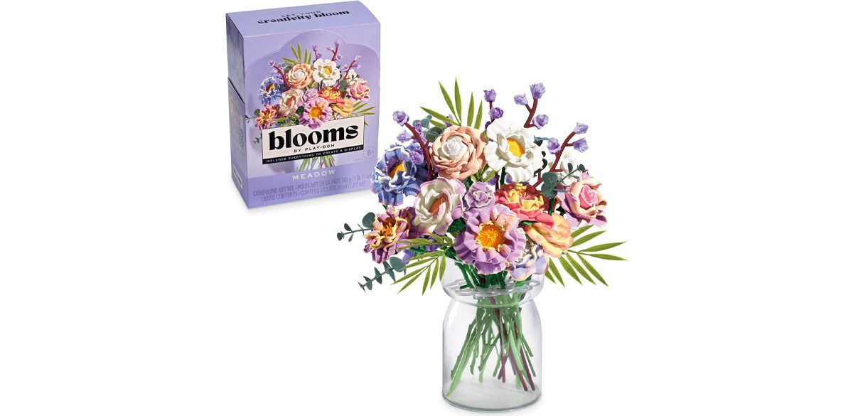 Play-Doh Blooms Meadow Flower Bouquet Making Kit