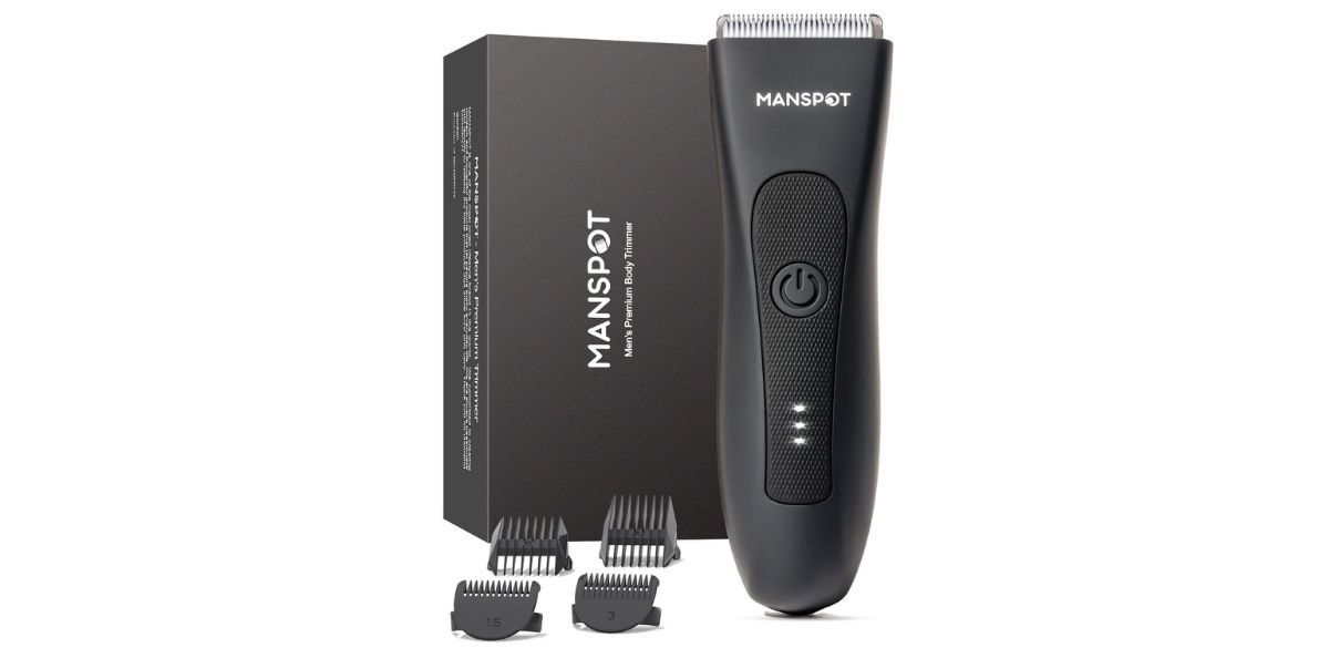 MANSPOT Manscape Groin &amp; Body Hair Trimmer for Men