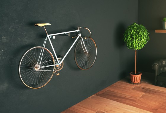 What do I need to mount a bicycle on my wall?