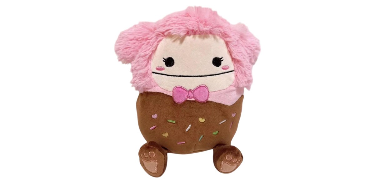 Squishmallows 2025 Original 8-Inch Valentine Squad Plush Brina The Cupcake Bigfoot