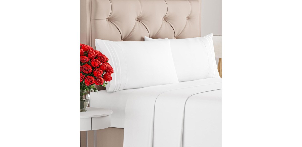 CGK Queen Size 4 Piece Sheet Set