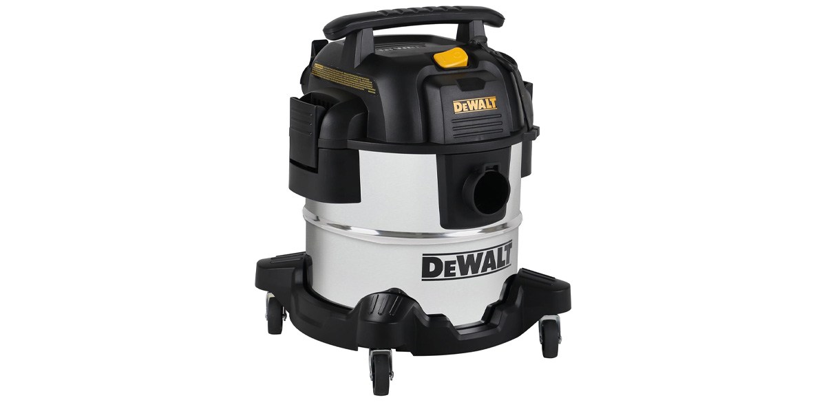 DEWALT DXV05S 5 Gallon Stainless Steel Wet-Dry Vac