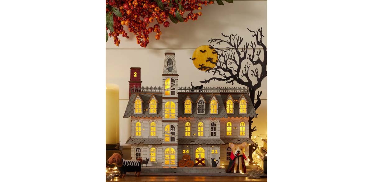 Balsam Hill Spooky Manor Countdown Calendar
